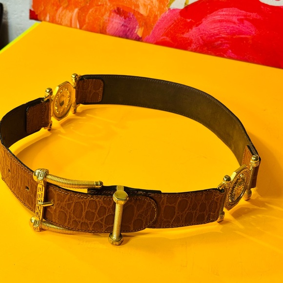 Franco Masotti Brown Leather Belt - Picture 12 of 14